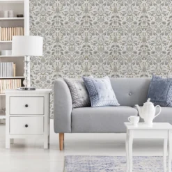 GoodHome Acuama Grey & Yellow Ornamental Metallic Effect Textured Wallpaper 6 GoodHome Acuama Grey & Yellow Ornamental Metallic Effect Textured Wallpaper -trade point store goodhome acuama grey yellow ornamental metallic effect textured wallpaper5059340408446 21i