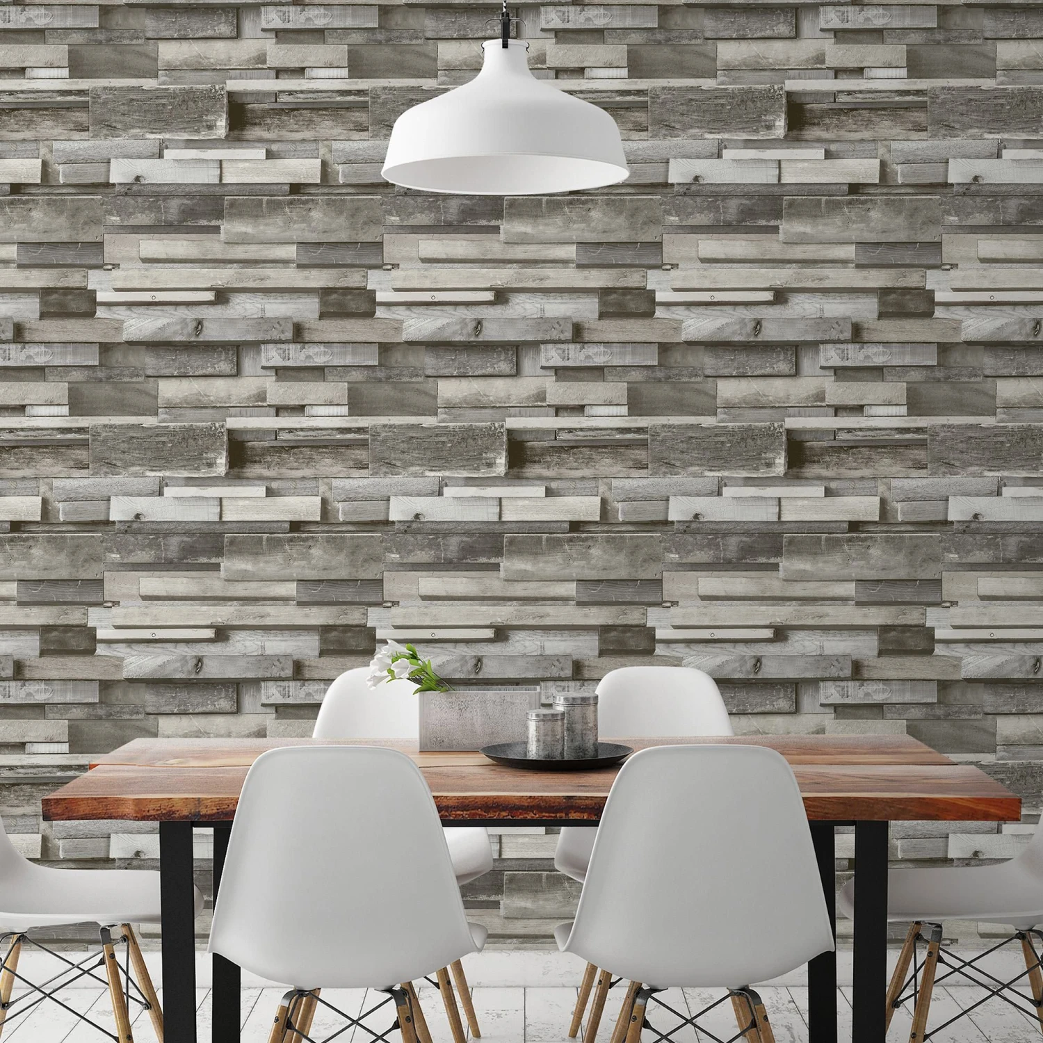 GoodHome Baddiley Grey Wood effect Textured Wallpaper GoodHome Baddiley Grey Wood Effect Textured Wallpaper -trade point store goodhome baddiley grey wood effect textured wallpaper5059340410647 01i