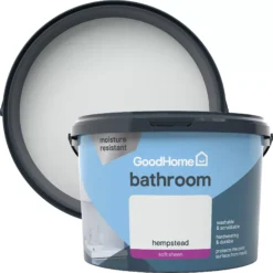 GoodHome Bathroom Hempstead Soft Sheen Emulsion Paint, 2.5L
