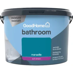 GoodHome Bathroom Marseille Soft Sheen Emulsion Paint, 2.5L 4 GoodHome Bathroom Marseille Soft Sheen Emulsion Paint, 2.5L -trade point store goodhome bathroom marseille soft sheen emulsion paint 2 5l3663602592297 02c