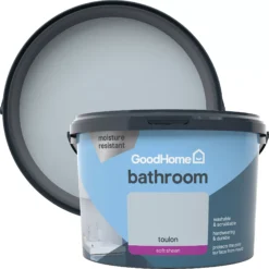 GoodHome Bathroom Toulon Soft Sheen Emulsion Paint, 2.5L