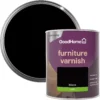 GoodHome Black Satin Multi-surface Furniture Wood Varnish, 750ml 2 GoodHome Black Satin Multi-surface Furniture Wood Varnish, 750ml -trade point store goodhome black satin multi surface furniture wood varnish 750ml5059340486864 21c
