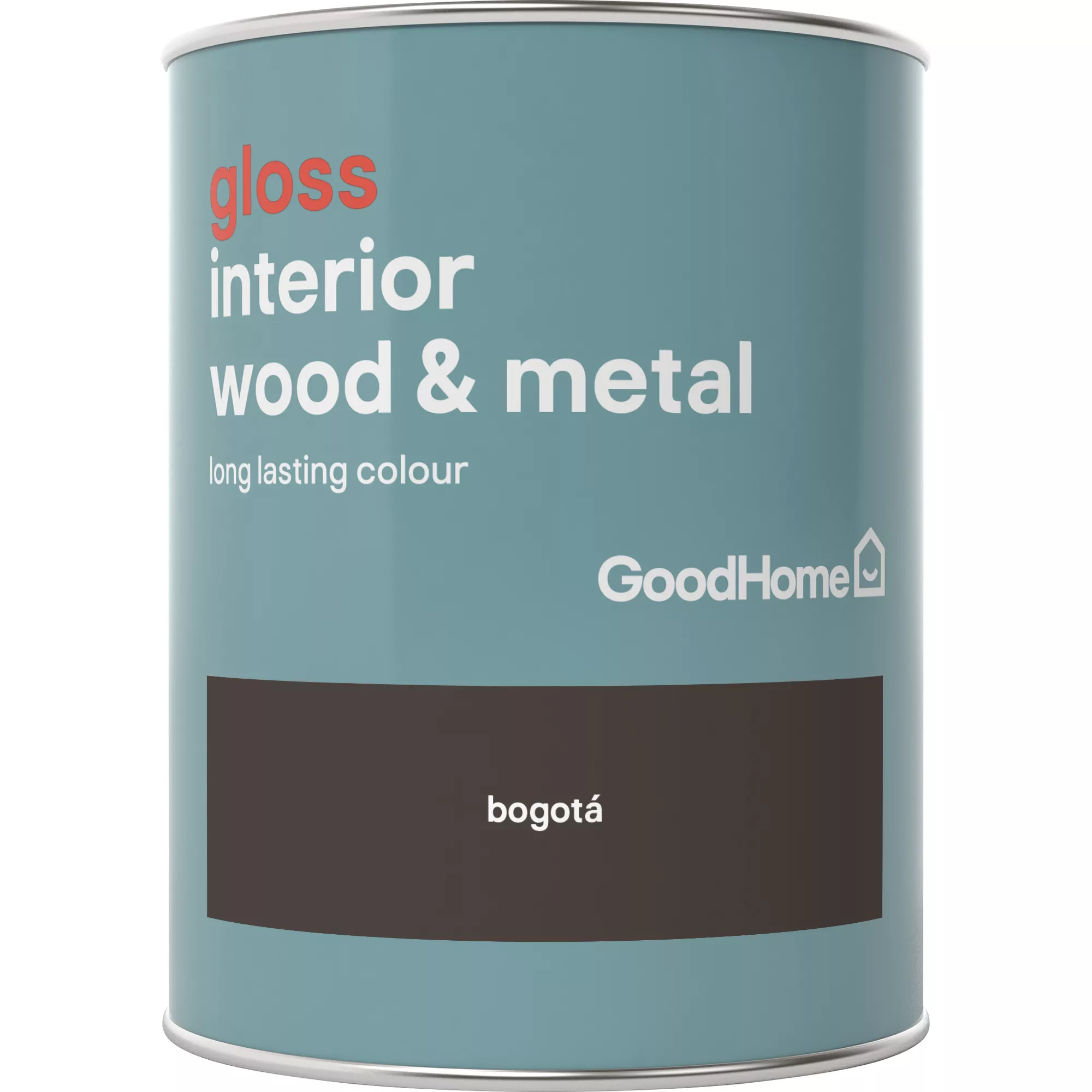 GoodHome Bogotá Gloss Metal & wood paint, 750ml GoodHome Bogotá Gloss Metal & Wood Paint, 750ml -trade point store goodhome bogota gloss metal wood paint 750ml5036581061685 02c BQ
