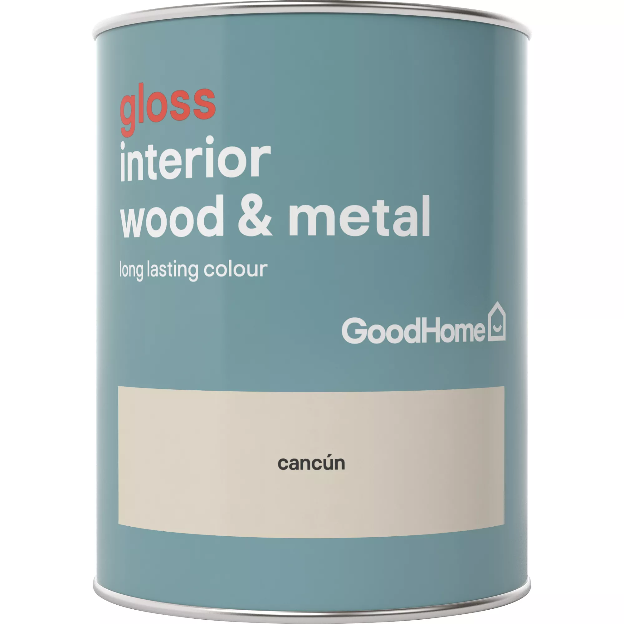 GoodHome Cancún Gloss Metal & wood paint, 750ml GoodHome Cancún Gloss Metal & Wood Paint, 750ml -trade point store goodhome cancun gloss metal wood paint 750ml5036581061630 02c BQ