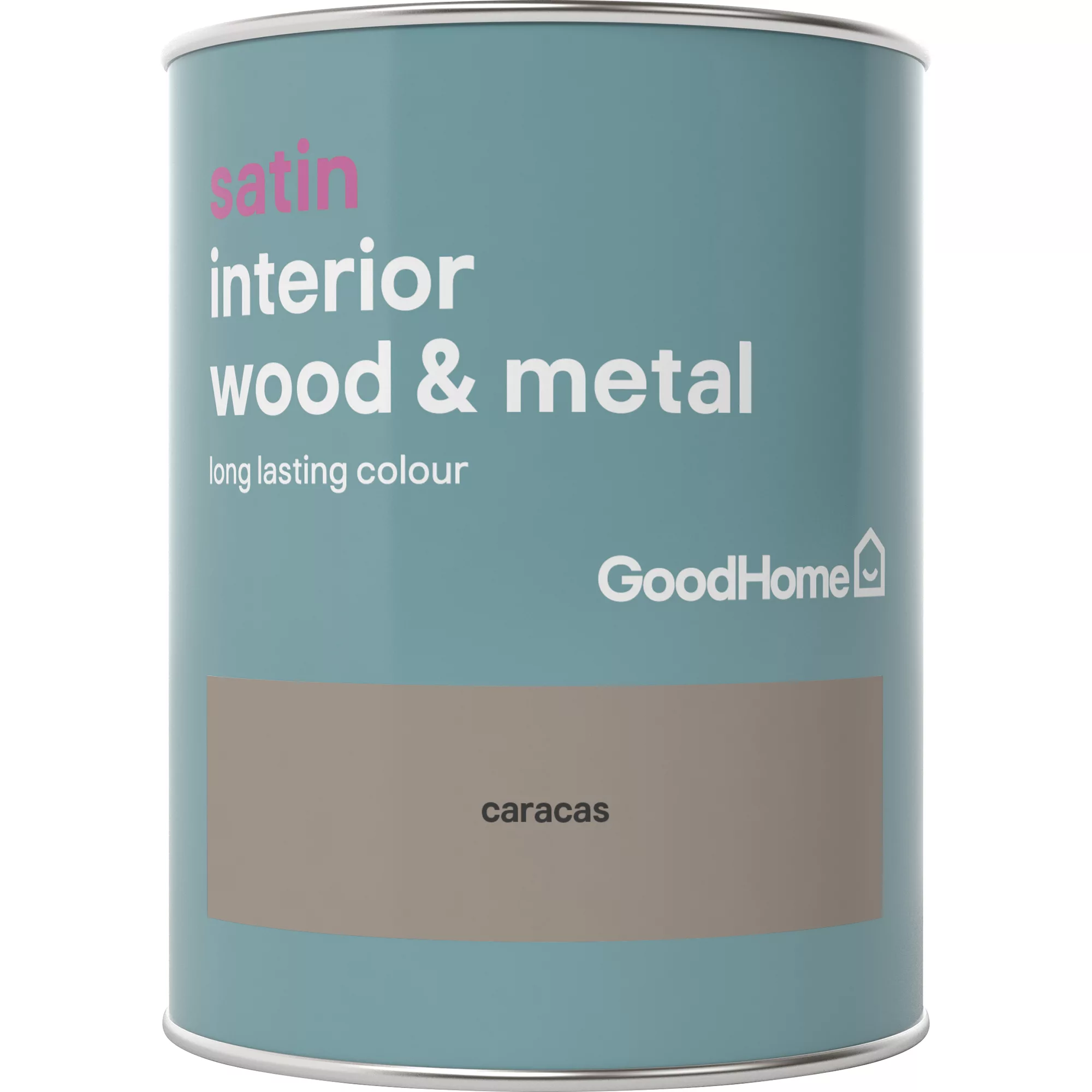GoodHome Caracas Satin Metal & wood paint, 750ml GoodHome Caracas Satin Metal & Wood Paint, 750ml -trade point store goodhome caracas satin metal wood paint 750ml5036581059347 02c BQ