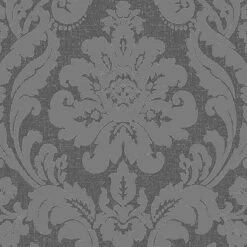 GoodHome Chalfont Charcoal Damask Glitter Effect Textured Wallpaper 3 GoodHome Chalfont Charcoal Damask Glitter Effect Textured Wallpaper -trade point store goodhome chalfont charcoal damask glitter effect textured wallpaper5059340410708 02c