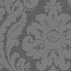 GoodHome Chalfont Charcoal Damask Glitter Effect Textured Wallpaper 4 GoodHome Chalfont Charcoal Damask Glitter Effect Textured Wallpaper -trade point store goodhome chalfont charcoal damask glitter effect textured wallpaper5059340410708 37c