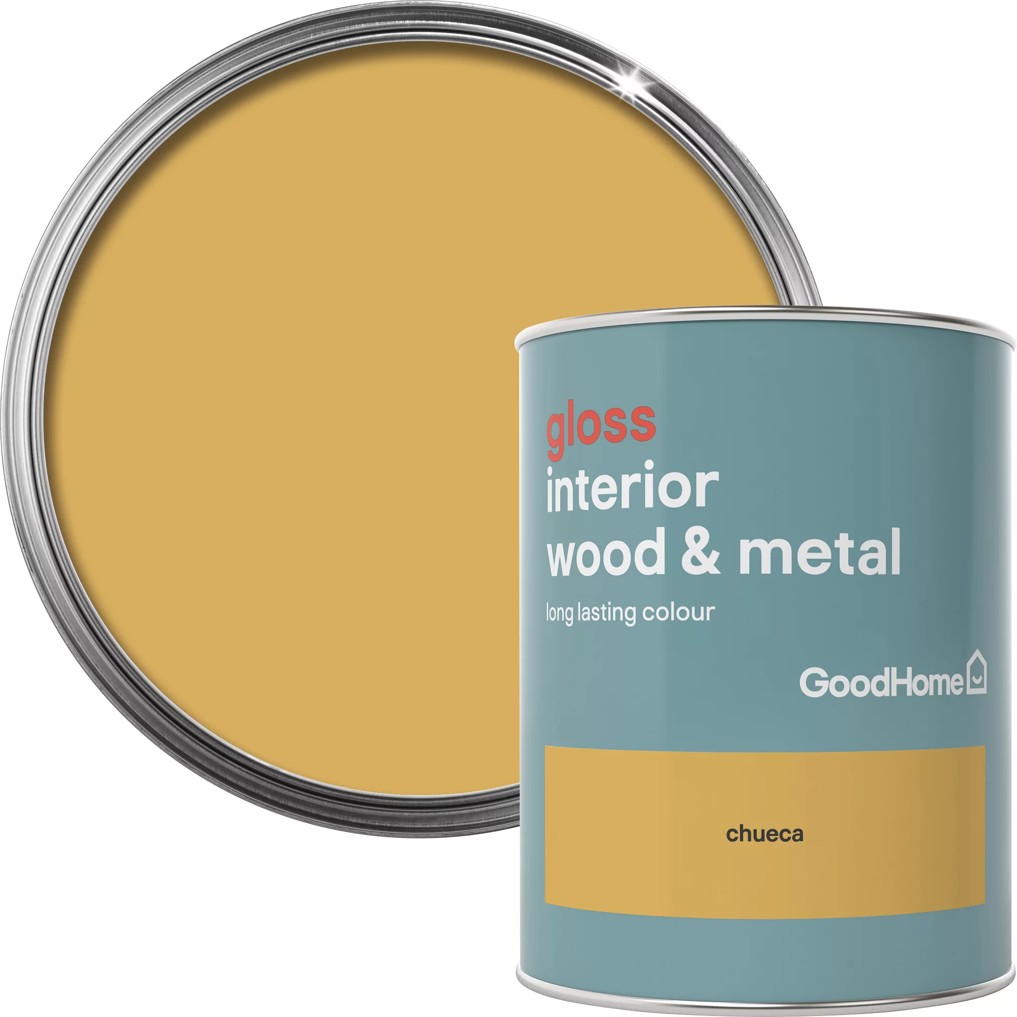 GoodHome Chueca Gloss Metal & wood paint, 750ml GoodHome Chueca Gloss Metal & Wood Paint, 750ml -trade point store goodhome chueca gloss metal wood paint 750ml5036581061920 37c BQ