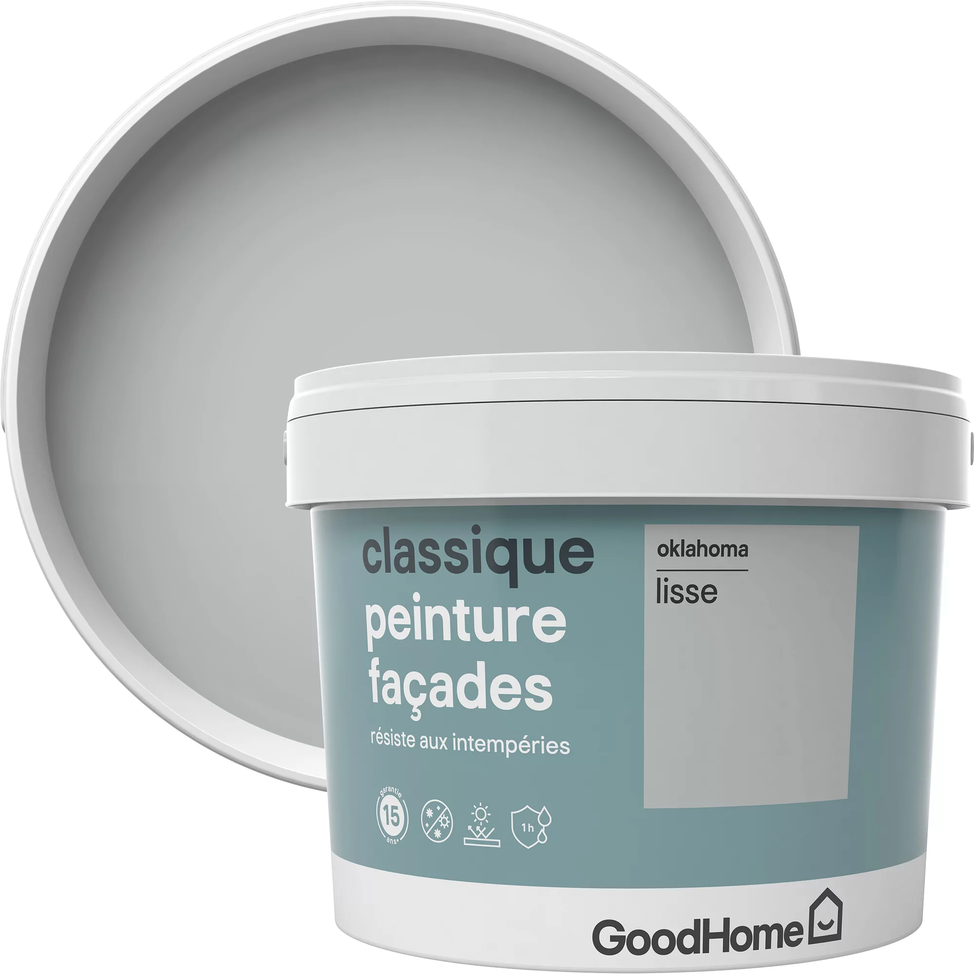 GoodHome Classic Oklahoma Smooth Matt Masonry paint, 10L GoodHome Classic Oklahoma Smooth Matt Masonry Paint, 10L -trade point store goodhome classic oklahoma smooth matt masonry paint 10l3663602521808 37c