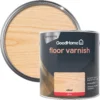 GoodHome Clear Gloss Floor Wood Varnish, 2.5L 1 GoodHome Clear Gloss Floor Wood Varnish, 2.5L -trade point store goodhome clear gloss floor wood varnish 2 5l5059340486949 21c
