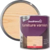 GoodHome Clear Gloss Multi-surface Furniture Wood Varnish, 2.5L 2 GoodHome Clear Gloss Multi-surface Furniture Wood Varnish, 2.5L -trade point store goodhome clear gloss multi surface furniture wood varnish 2 5l5059340486611 21c