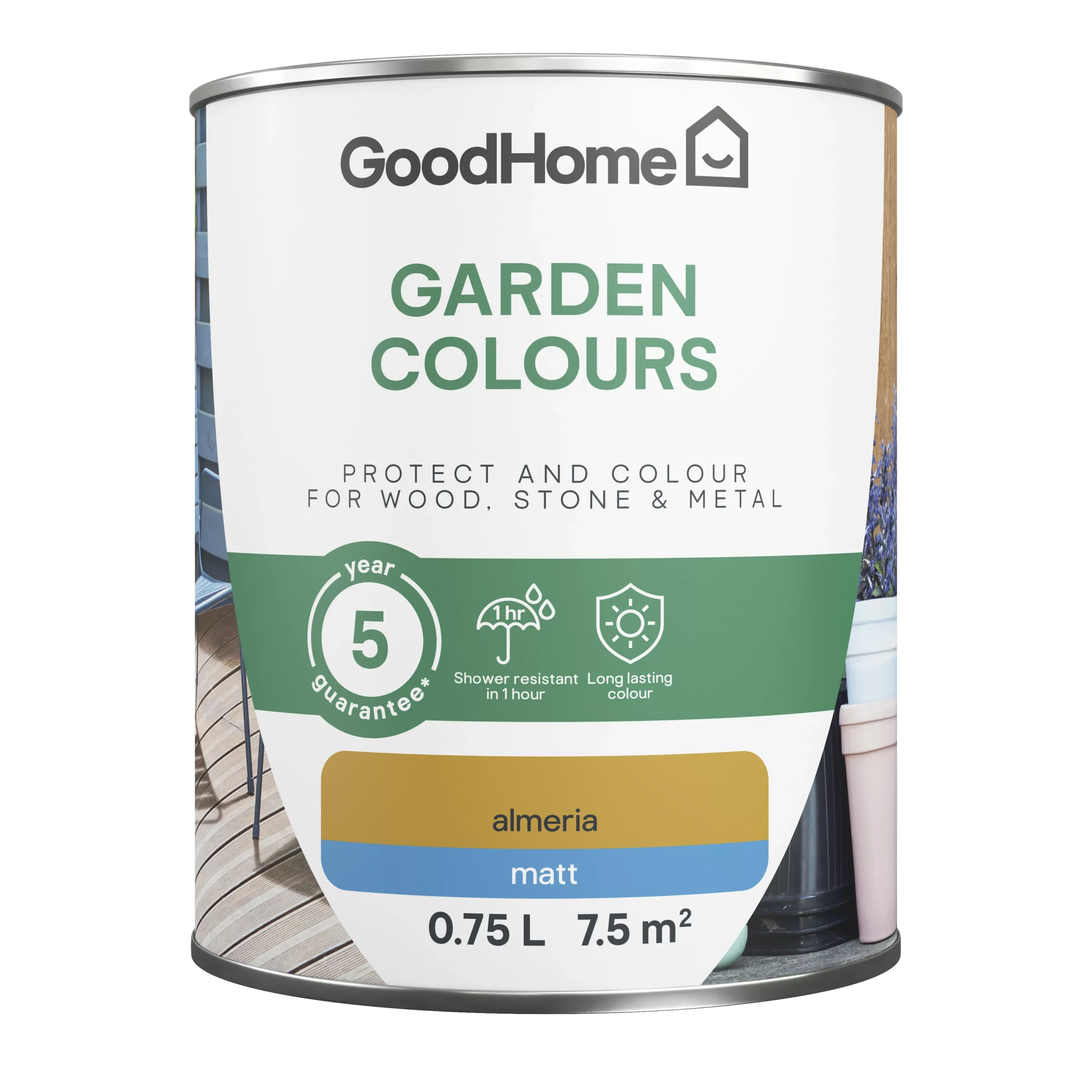 GoodHome Colour It Almeria Matt Multi-surface paint, 750ml GoodHome Colour It Almeria Matt Multi-surface Paint, 750ml -trade point store goodhome colour it almeria matt multi surface paint 750ml5059340296487 02c scaled