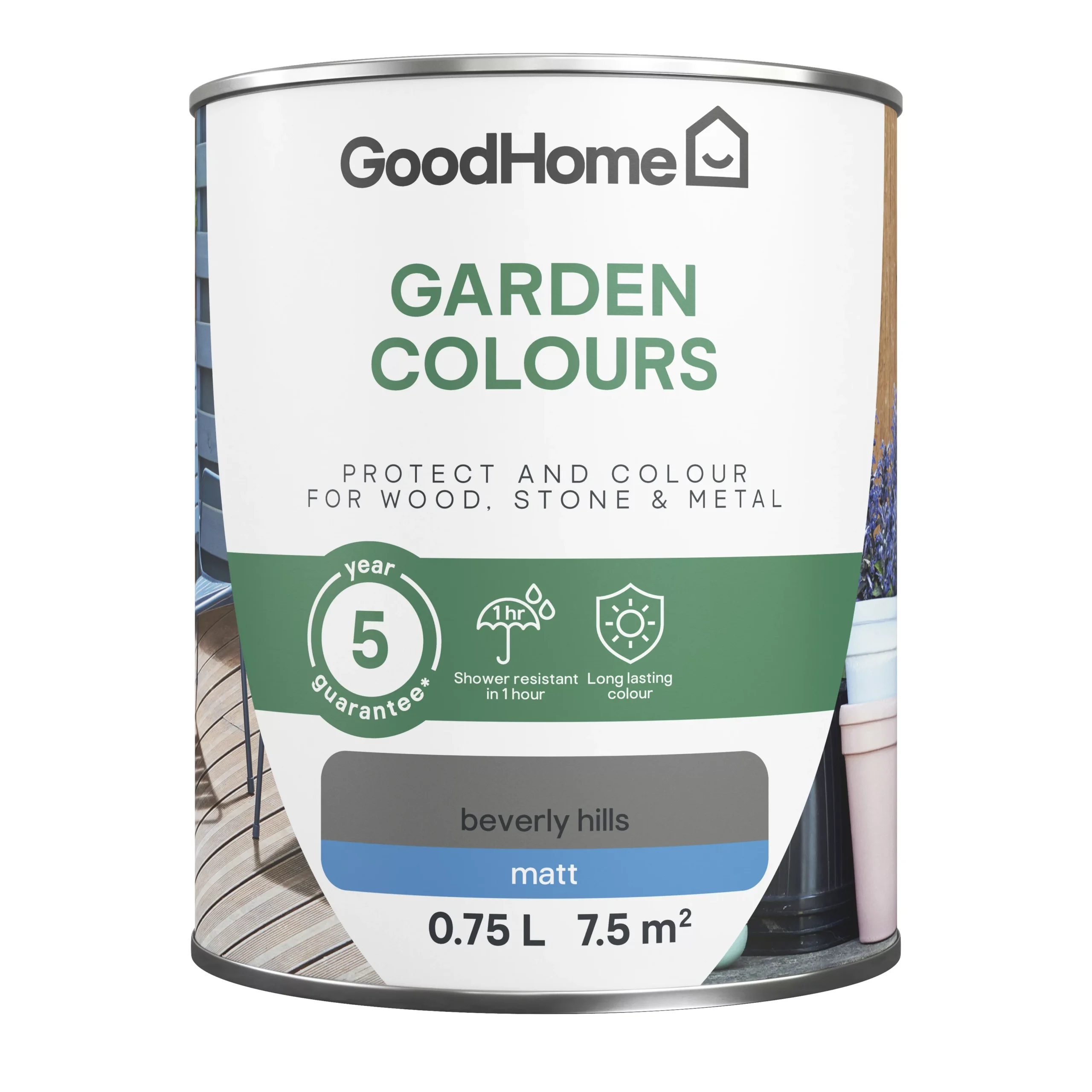 GoodHome Colour It Beverly Hills Matt Multi-surface paint, 750ml GoodHome Colour It Beverly Hills Matt Multi-surface Paint, 750ml -trade point store goodhome colour it beverly hills matt multi surface paint 750ml5059340296586 02c scaled