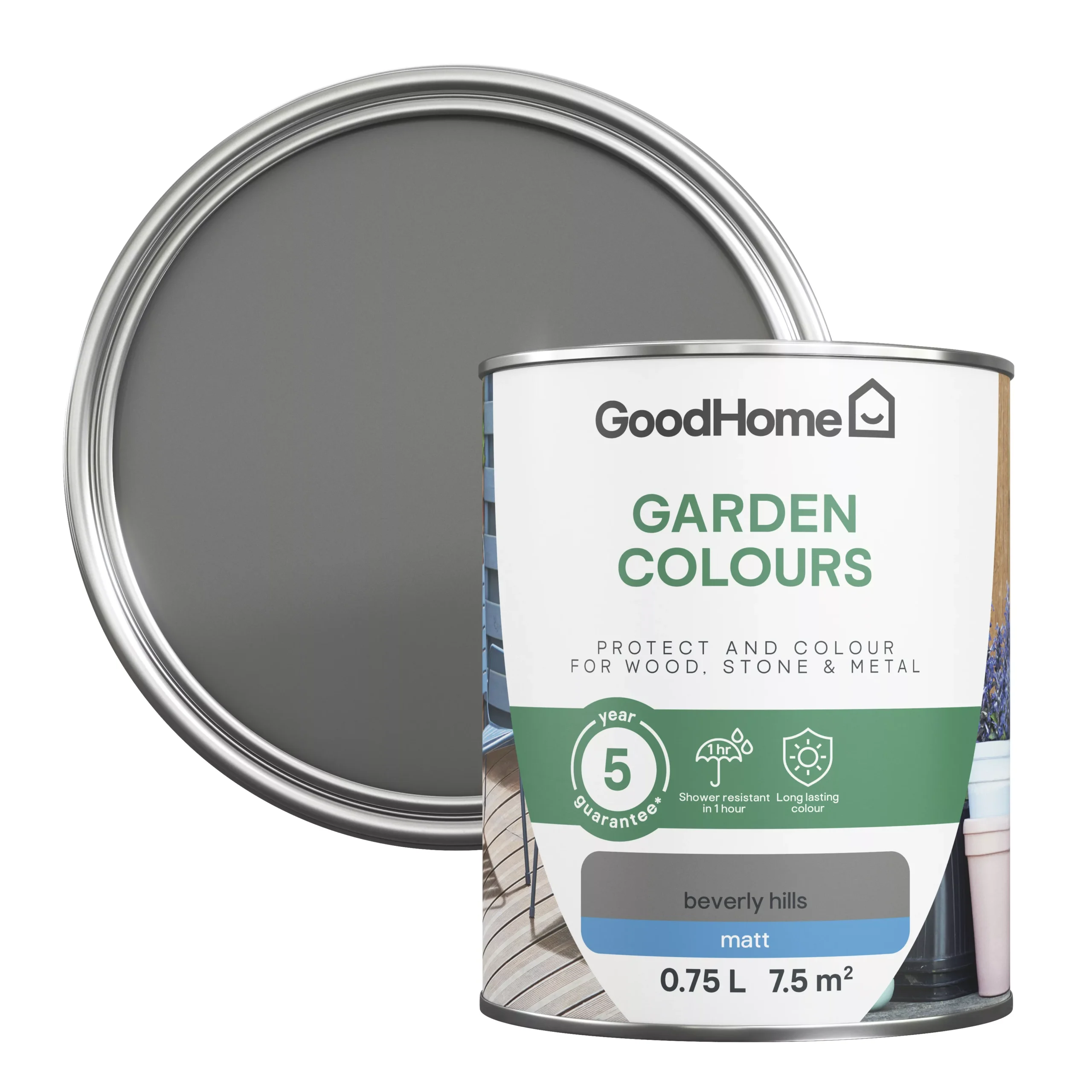 GoodHome Colour It Beverly Hills Matt Multi-surface paint, 750ml GoodHome Colour It Beverly Hills Matt Multi-surface Paint, 750ml -trade point store goodhome colour it beverly hills matt multi surface paint 750ml5059340296586 21c scaled
