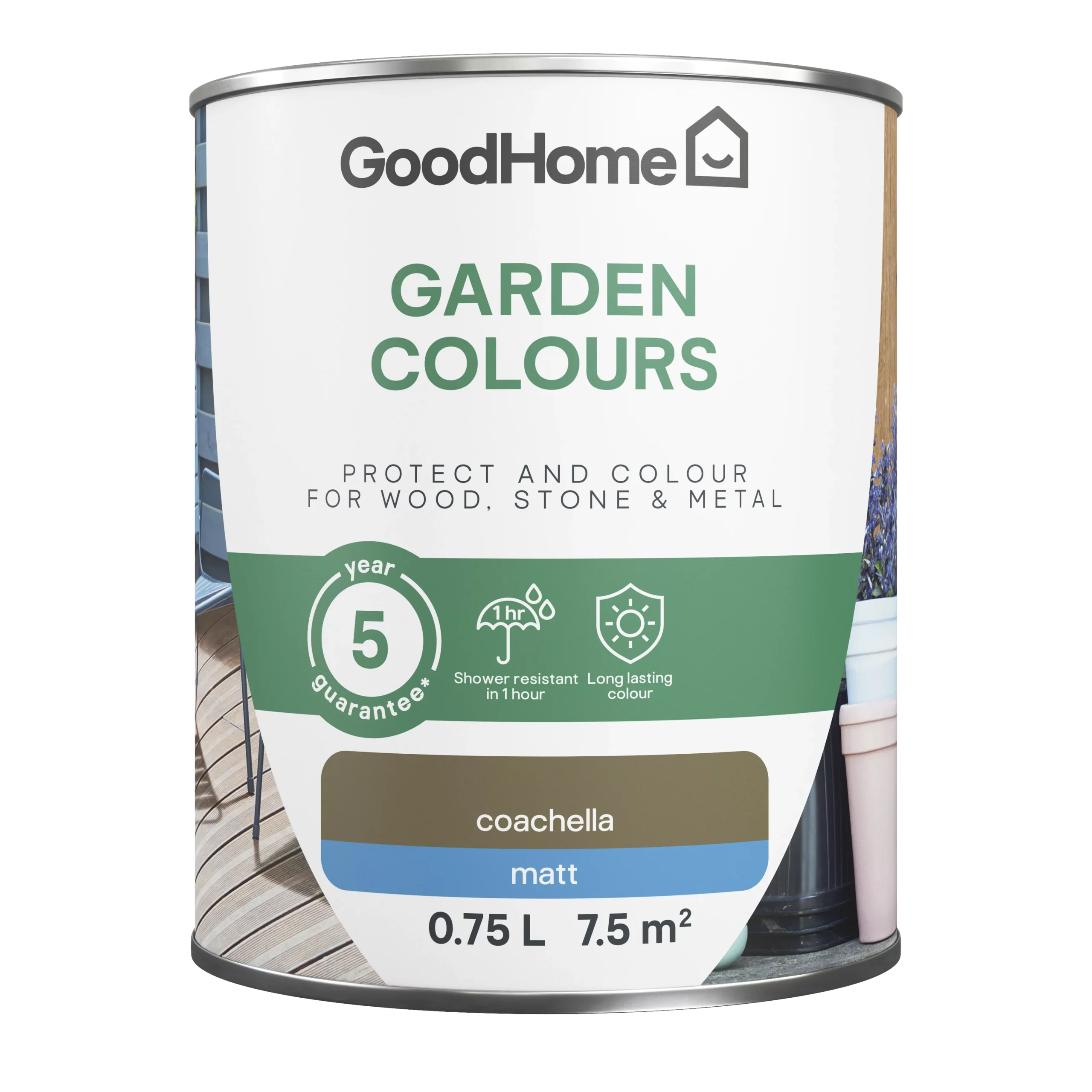GoodHome Colour It Coachella Matt Multi-surface paint, 750ml GoodHome Colour It Coachella Matt Multi-surface Paint, 750ml -trade point store goodhome colour it coachella matt multi surface paint 750ml5059340296593 02c scaled