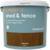 GoodHome Colour It Dark Oak Matt Fence & Shed Stain, 5L 1 GoodHome Colour It Dark Oak Matt Fence & Shed Stain, 5L -trade point store goodhome colour it dark oak matt fence shed stain 5l5036581088682 02c