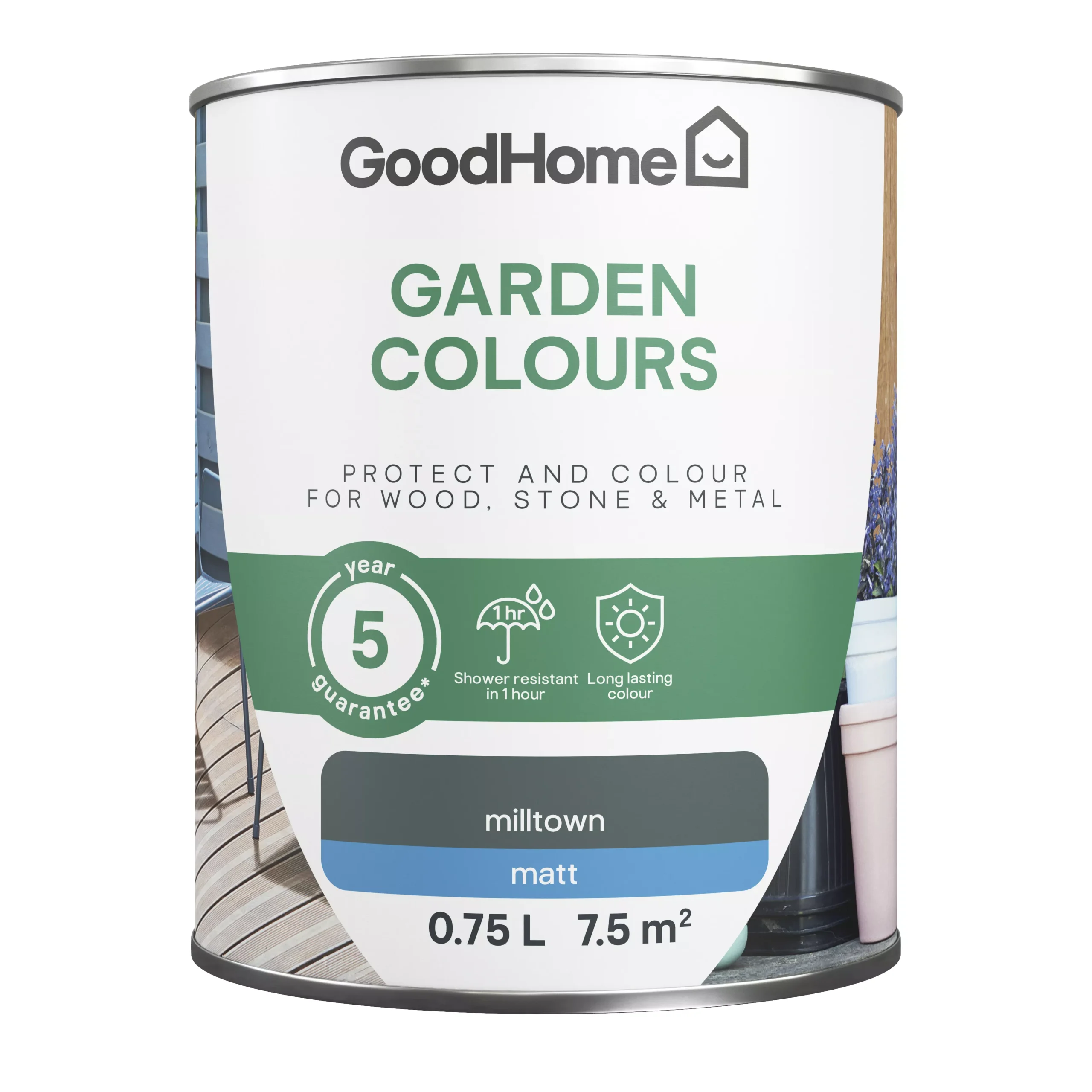 GoodHome Colour It Milltown Matt Multi-surface paint, 750ml GoodHome Colour It Milltown Matt Multi-surface Paint, 750ml -trade point store goodhome colour it milltown matt multi surface paint 750ml5059340296555 02c scaled