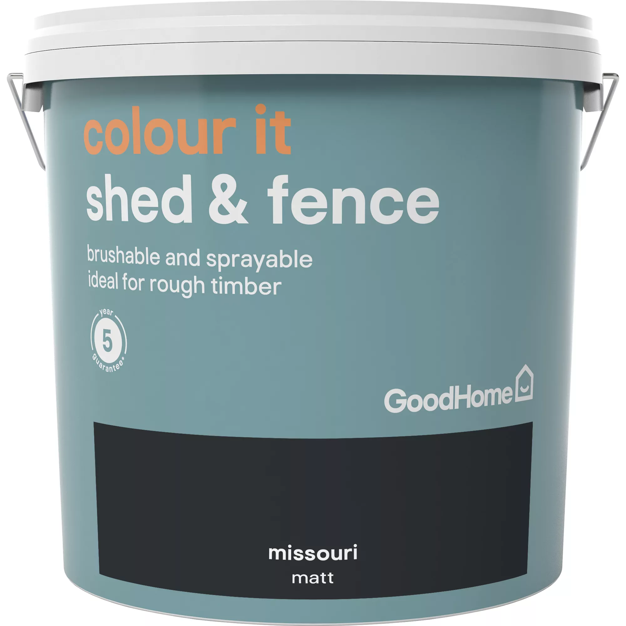 GoodHome Colour it Missouri Matt Fence & shed Stain, 9L GoodHome Colour It Missouri Matt Fence & Shed Stain, 9L -trade point store goodhome colour it missouri matt fence shed stain 9l5036581089238 02c