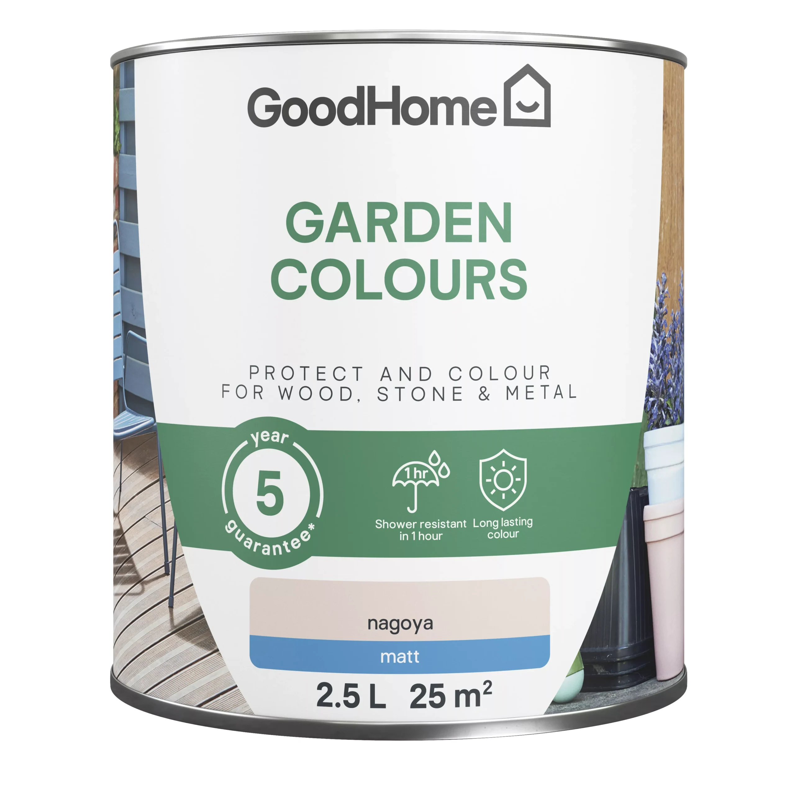 GoodHome Colour It Nagoya Matt Multi-surface paint, 2.5L GoodHome Colour It Nagoya Matt Multi-surface Paint, 2.5L -trade point store goodhome colour it nagoya matt multi surface paint 2 5l5059340296692 02c scaled