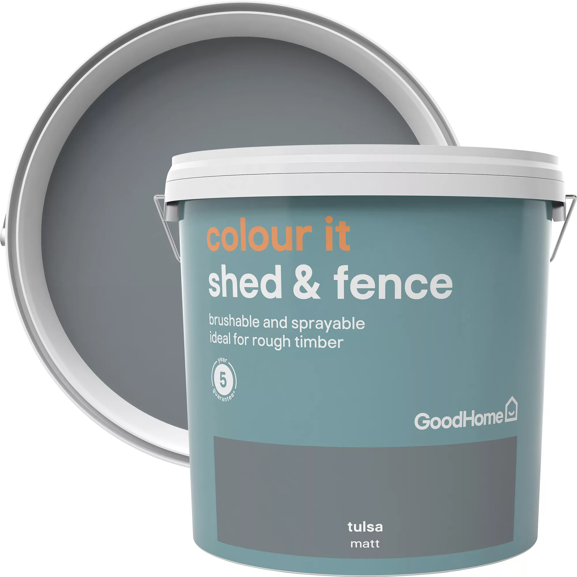 GoodHome Colour it Tulsa Matt Fence & shed Stain, 9L GoodHome Colour It Tulsa Matt Fence & Shed Stain, 9L -trade point store goodhome colour it tulsa matt fence shed stain 9l5036581089245 37c