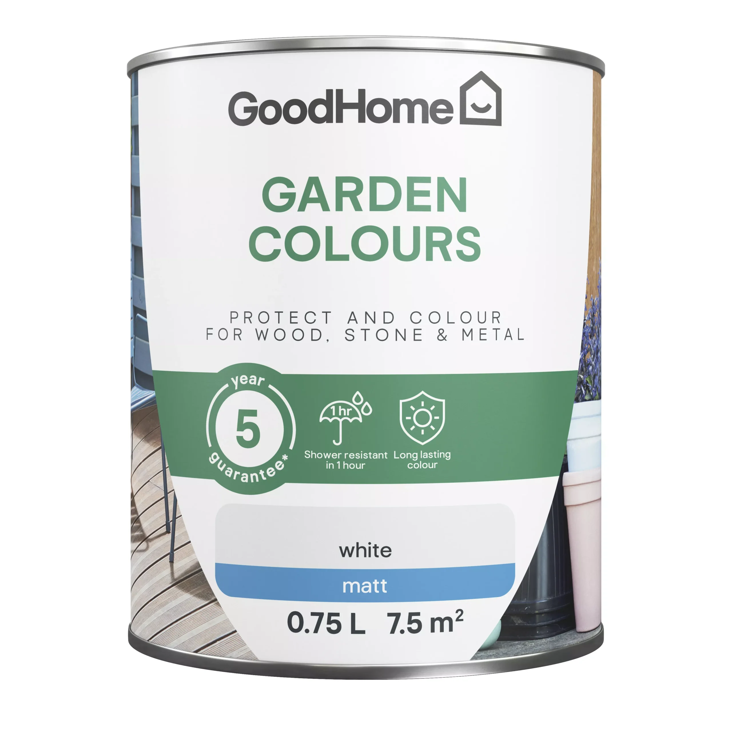 GoodHome Colour It White Matt Multi-surface paint, 750ml GoodHome Colour It White Matt Multi-surface Paint, 750ml -trade point store goodhome colour it white matt multi surface paint 750ml5059340296456 02c scaled
