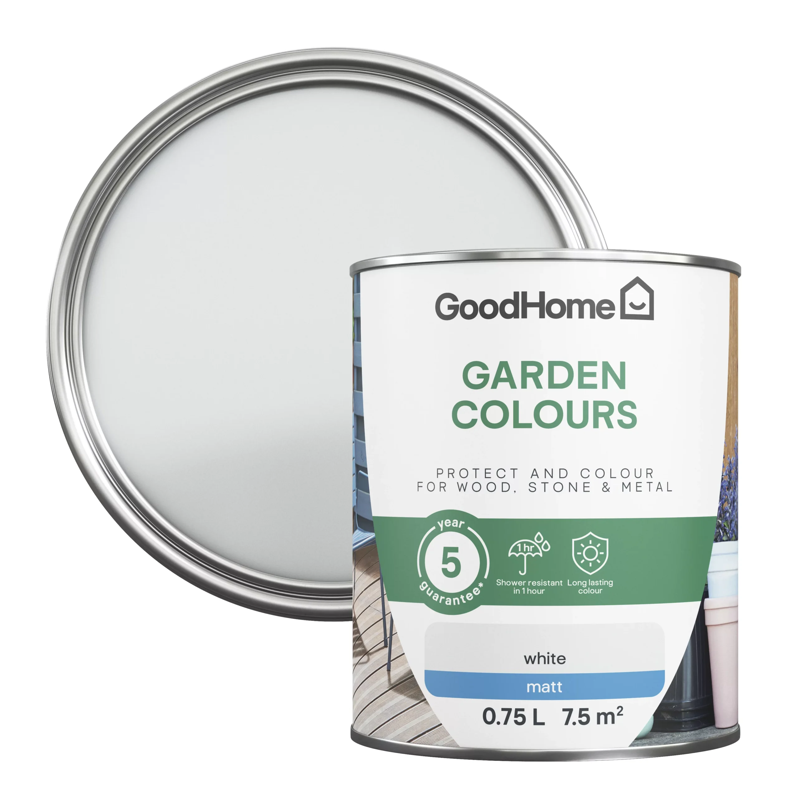 GoodHome Colour It White Matt Multi-surface paint, 750ml GoodHome Colour It White Matt Multi-surface Paint, 750ml -trade point store goodhome colour it white matt multi surface paint 750ml5059340296456 21c scaled
