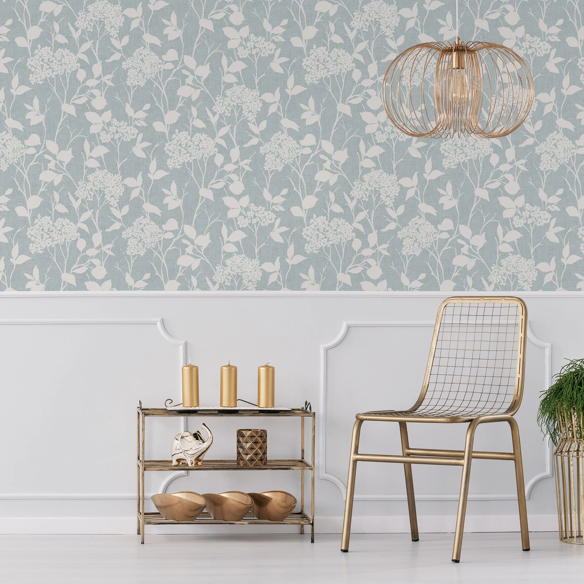 GoodHome Danesfield Blue Leaves Smooth Wallpaper GoodHome Danesfield Blue Leaves Smooth Wallpaper -trade point store goodhome danesfield blue leaves smooth wallpaper5059340410692 21i