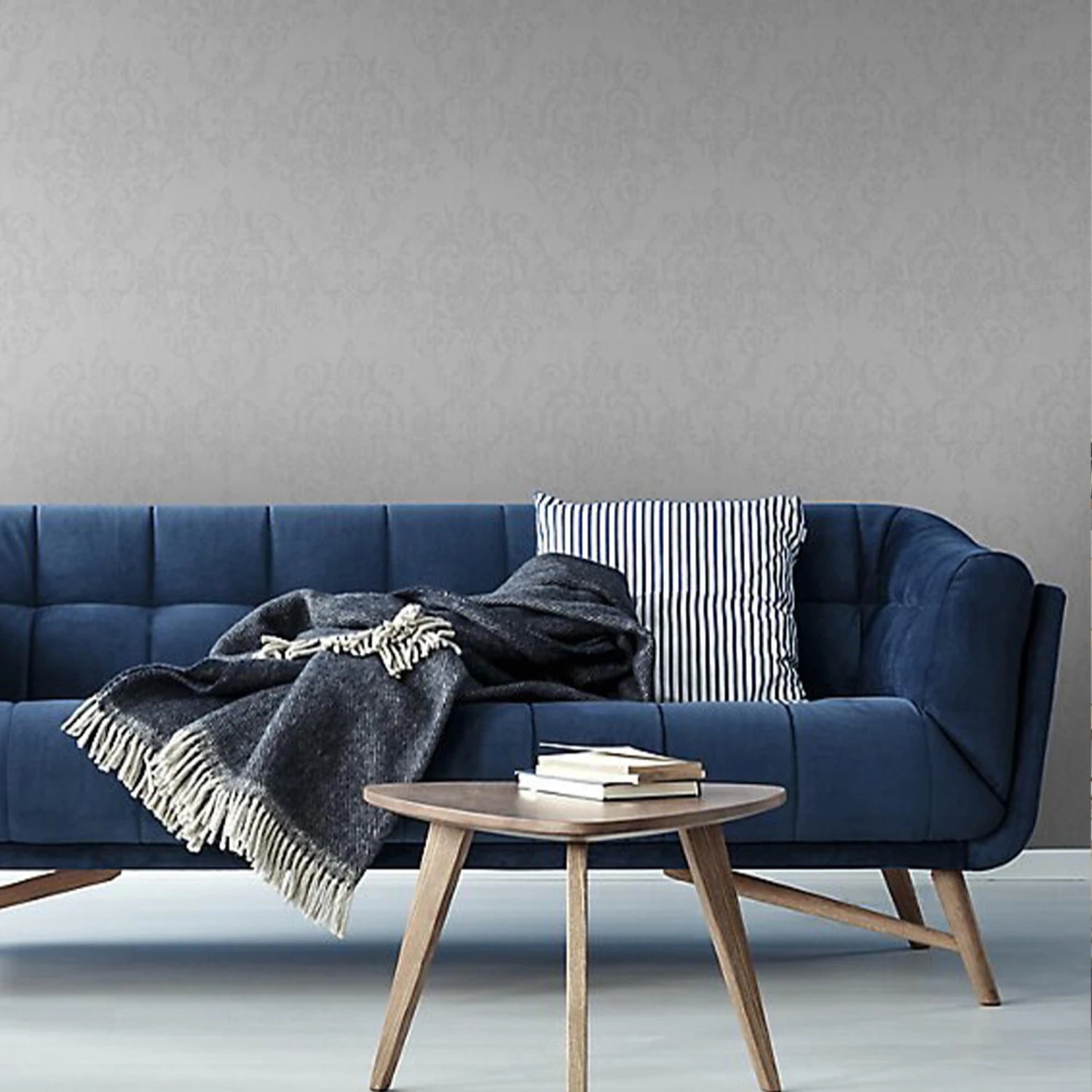 GoodHome Dovenby Grey Damask Silver effect Textured Wallpaper GoodHome Dovenby Grey Damask Silver Effect Textured Wallpaper -trade point store goodhome dovenby grey damask silver effect textured wallpaper5059340410500 20i