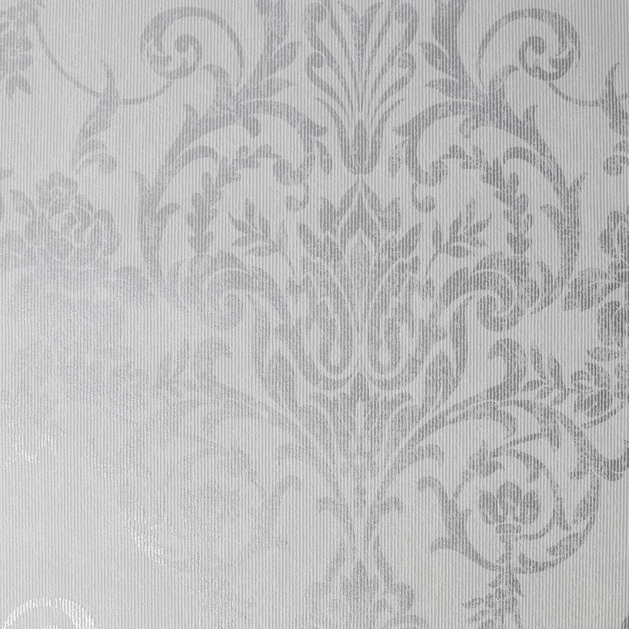 GoodHome Dovenby Grey Damask Silver effect Textured Wallpaper GoodHome Dovenby Grey Damask Silver Effect Textured Wallpaper -trade point store goodhome dovenby grey damask silver effect textured wallpaper5059340410500 37c