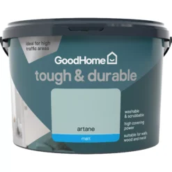 GoodHome Durable Artane Matt Emulsion Paint, 2.5L -trade point store goodhome durable artane matt emulsion paint 2 5l3663602407560 02c