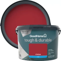 GoodHome Durable Chelsea Matt Emulsion Paint, 2.5L