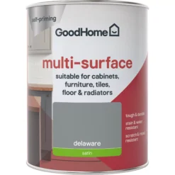 GoodHome Durable Delaware Satin Multi-surface Paint, 750ml 4 GoodHome Durable Delaware Satin Multi-surface Paint, 750ml -trade point store goodhome durable delaware satin multi surface paint 750ml3663602585718 02c