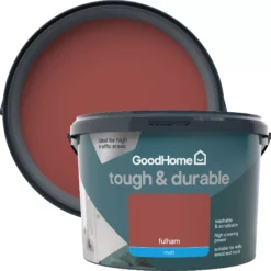 GoodHome Durable Fulham Matt Emulsion Paint, 2.5L