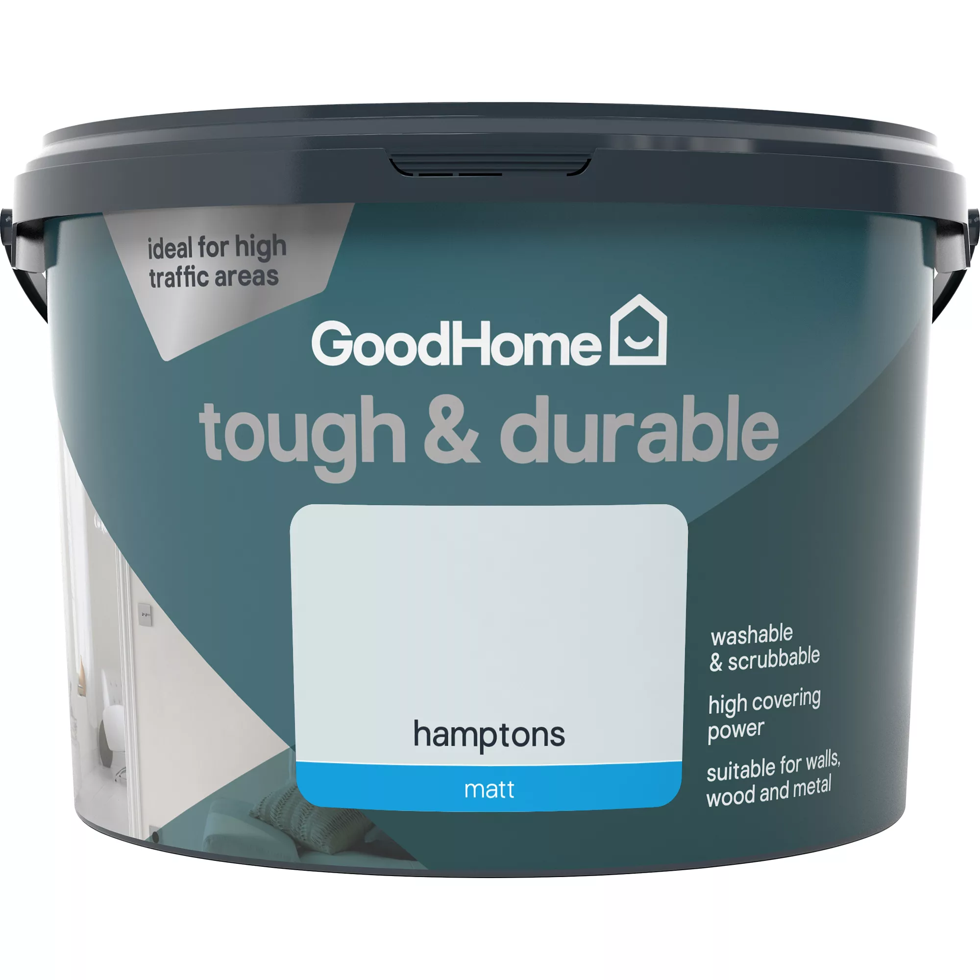 GoodHome Durable Hamptons Matt Emulsion paint, 2.5L GoodHome Durable Hamptons Matt Emulsion Paint, 2.5L -trade point store goodhome durable hamptons matt emulsion paint 2 5l3663602410133 02c