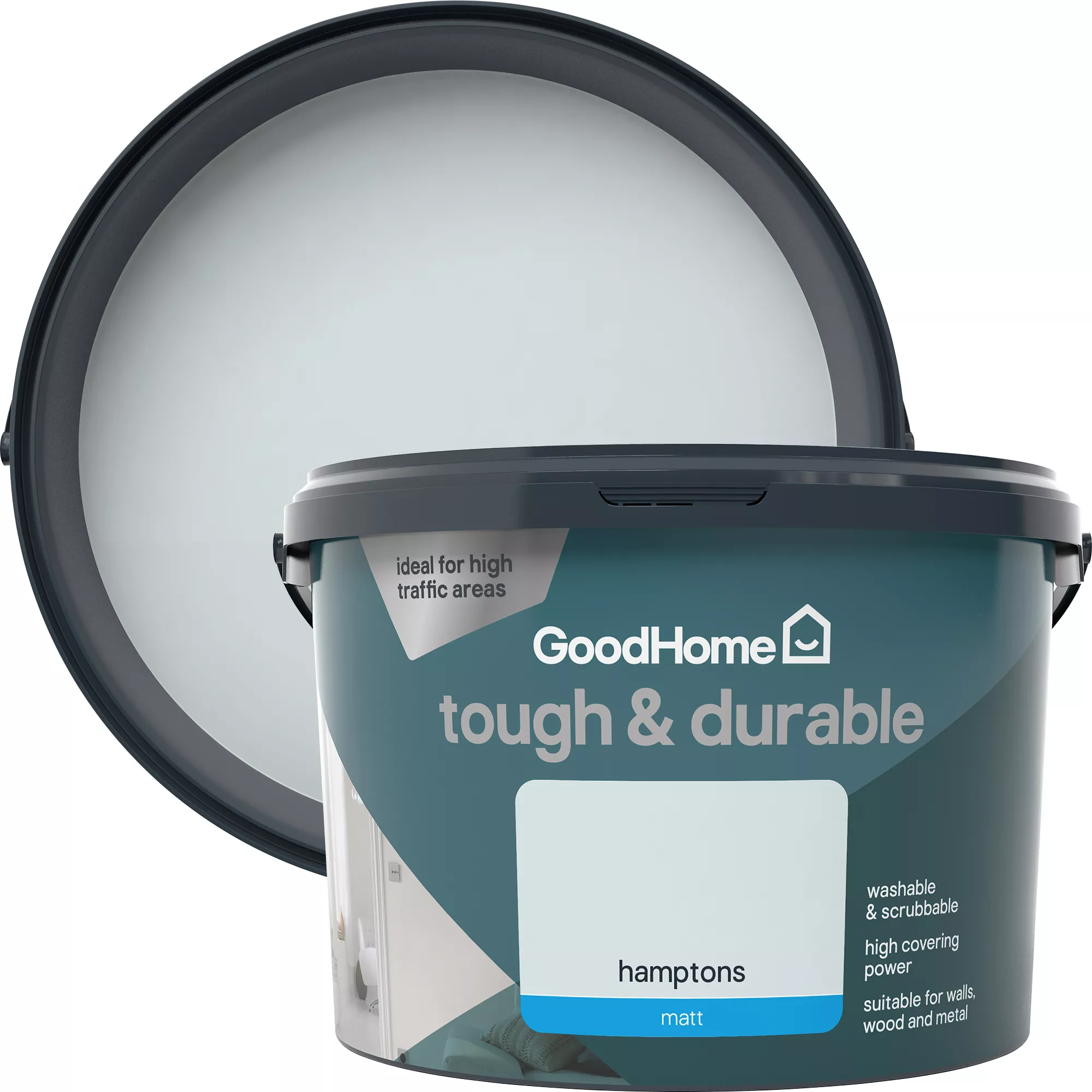 GoodHome Durable Hamptons Matt Emulsion paint, 2.5L GoodHome Durable Hamptons Matt Emulsion Paint, 2.5L -trade point store goodhome durable hamptons matt emulsion paint 2 5l3663602410133 37c