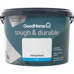 GoodHome Durable Hempstead Matt Emulsion Paint, 2.5L 4 GoodHome Durable Hempstead Matt Emulsion Paint, 2.5L -trade point store goodhome durable hempstead matt emulsion paint 2 5l3663602409410 02c