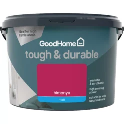 GoodHome Durable Himonya Matt Emulsion Paint, 2.5L -trade point store goodhome durable himonya matt emulsion paint 2 5l3663602405672 02c