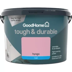 GoodHome Durable Hyogo Matt Emulsion Paint, 2.5L -trade point store goodhome durable hyogo matt emulsion paint 2 5l3663602405696 02c