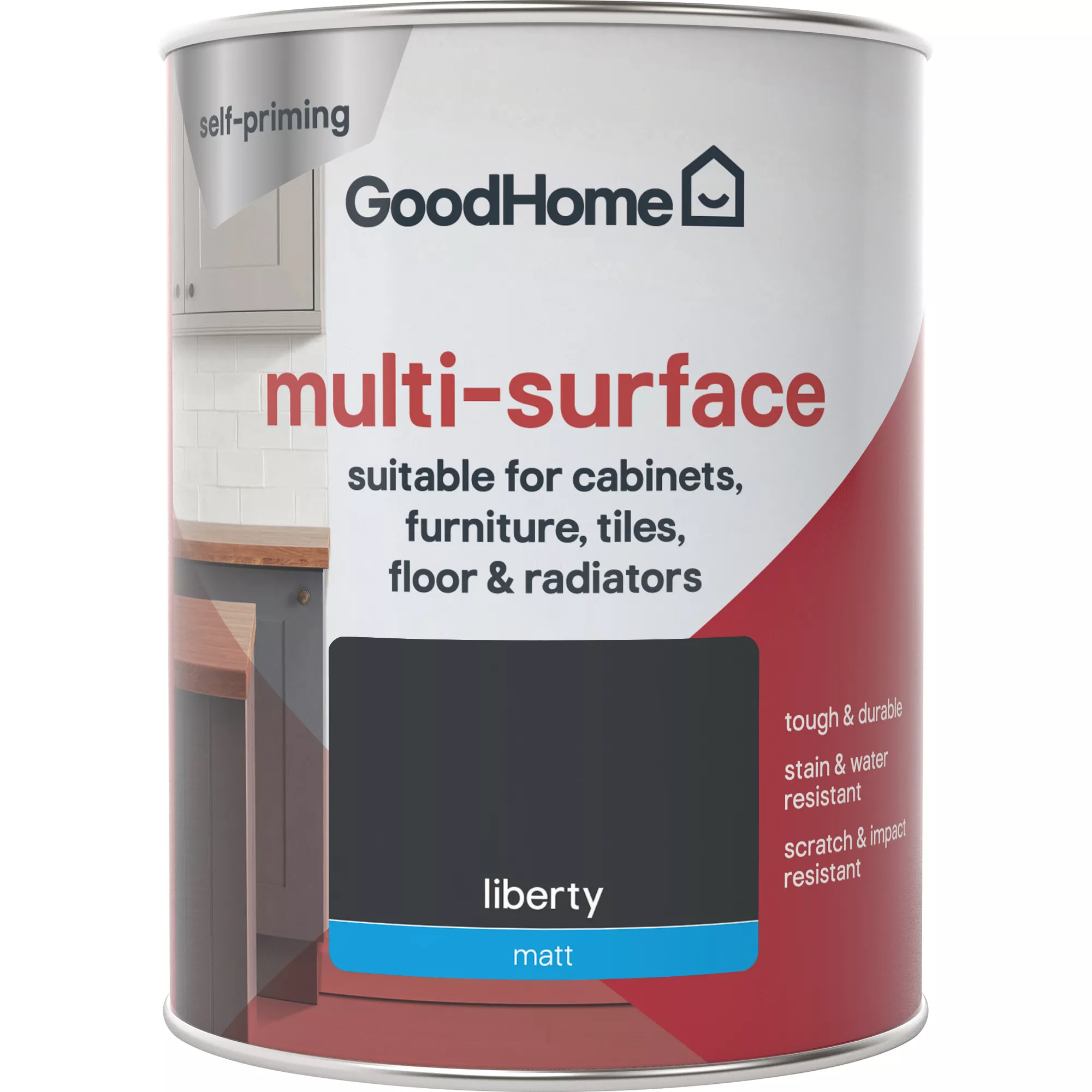 GoodHome Durable Liberty Matt Multi-surface paint, 750ml GoodHome Durable Liberty Matt Multi-surface Paint, 750ml -trade point store goodhome durable liberty matt multi surface paint 750ml3663602585640 02c