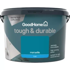 GoodHome Durable Marseille Matt Emulsion Paint, 2.5L -trade point store goodhome durable marseille matt emulsion paint 2 5l3663602407225 02c