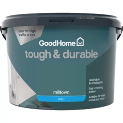 GoodHome Durable Milltown Matt Emulsion Paint, 2.5L 4 GoodHome Durable Milltown Matt Emulsion Paint, 2.5L -trade point store goodhome durable milltown matt emulsion paint 2 5l3663602407522 02c