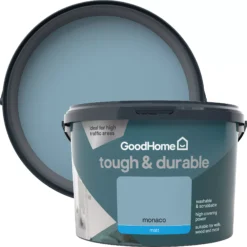 GoodHome Durable Monaco Matt Emulsion Paint, 2.5L
