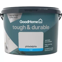 GoodHome Durable Philadelphia Matt Emulsion Paint, 2.5L 4 GoodHome Durable Philadelphia Matt Emulsion Paint, 2.5L -trade point store goodhome durable philadelphia matt emulsion paint 2 5l3663602408444 02c
