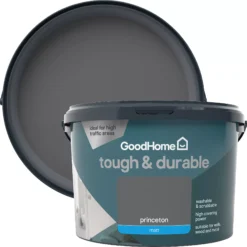 GoodHome Durable Princeton Matt Emulsion Paint, 2.5L
