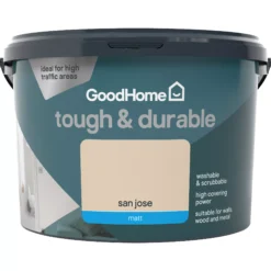 GoodHome Durable San Jose Matt Emulsion Paint, 2.5L -trade point store goodhome durable san jose matt emulsion paint 2 5l3663602411406 02c