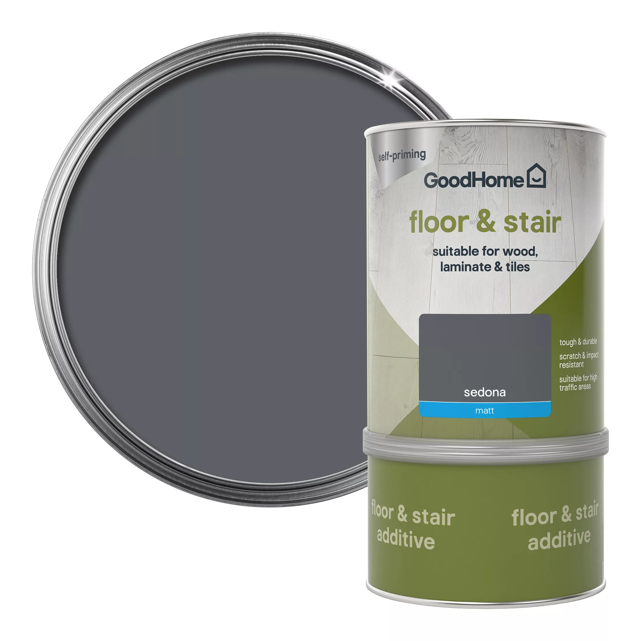 GoodHome Durable Sedona Matt Floor & stair paint, 750ml GoodHome Durable Sedona Matt Floor & Stair Paint, 750ml -trade point store goodhome durable sedona matt floor stair paint 750ml3663602584759 21c