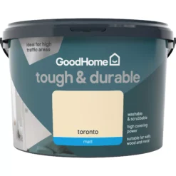 GoodHome Durable Toronto Matt Emulsion Paint, 2.5L 4 GoodHome Durable Toronto Matt Emulsion Paint, 2.5L -trade point store goodhome durable toronto matt emulsion paint 2 5l3663602413240 02c