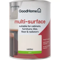 GoodHome Durable Valdez Satin Multi-surface Paint, 750ml 4 GoodHome Durable Valdez Satin Multi-surface Paint, 750ml -trade point store goodhome durable valdez satin multi surface paint 750ml3663602585664 02c