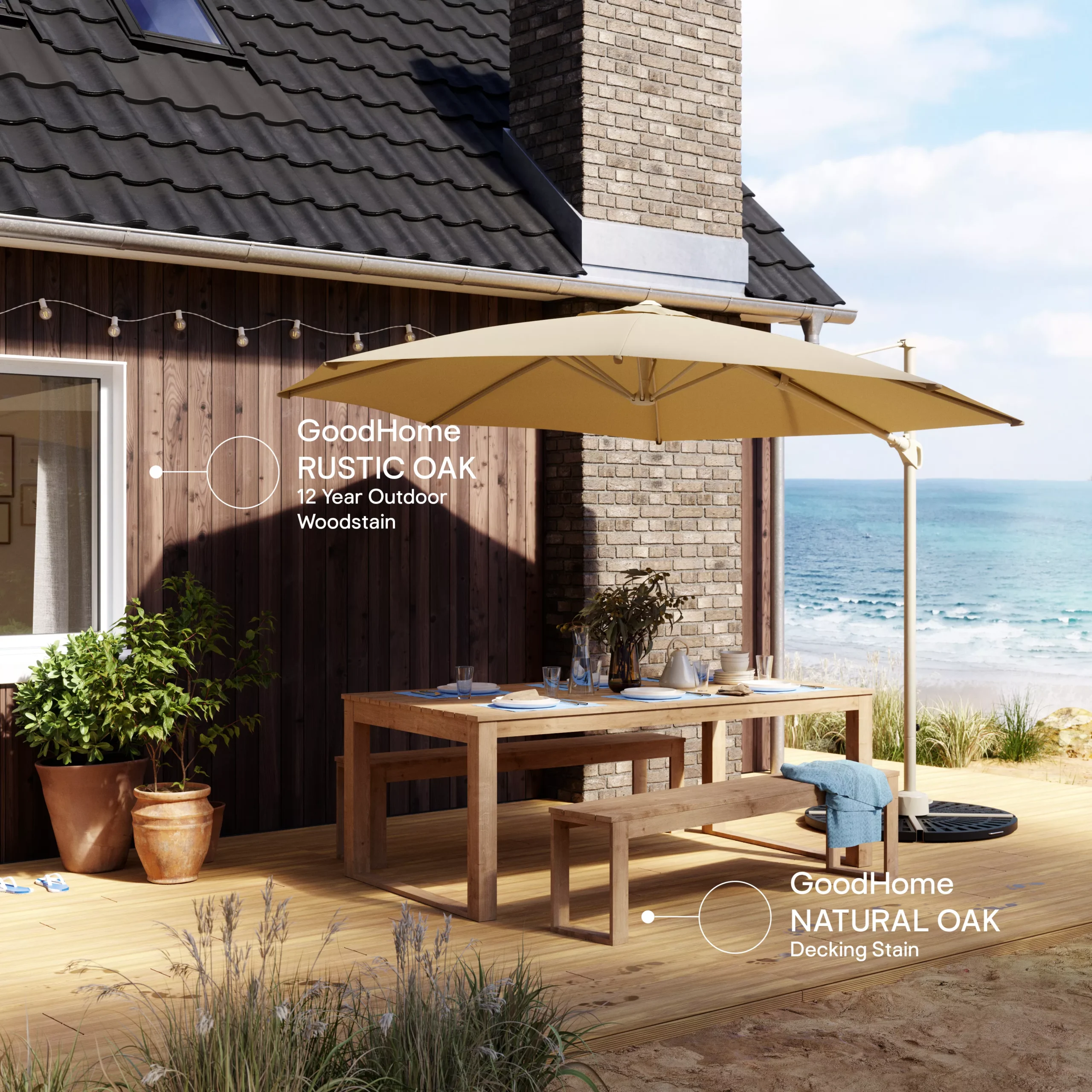 GoodHome Extreme Outdoor Rustic Oak Satin Quick dry Wood stain, 750ml GoodHome Extreme Outdoor Rustic Oak Satin Quick Dry Wood Stain, 750ml -trade point store goodhome extreme outdoor rustic oak satin quick dry wood stain 750ml3663602520511 19i EN 2022 scaled