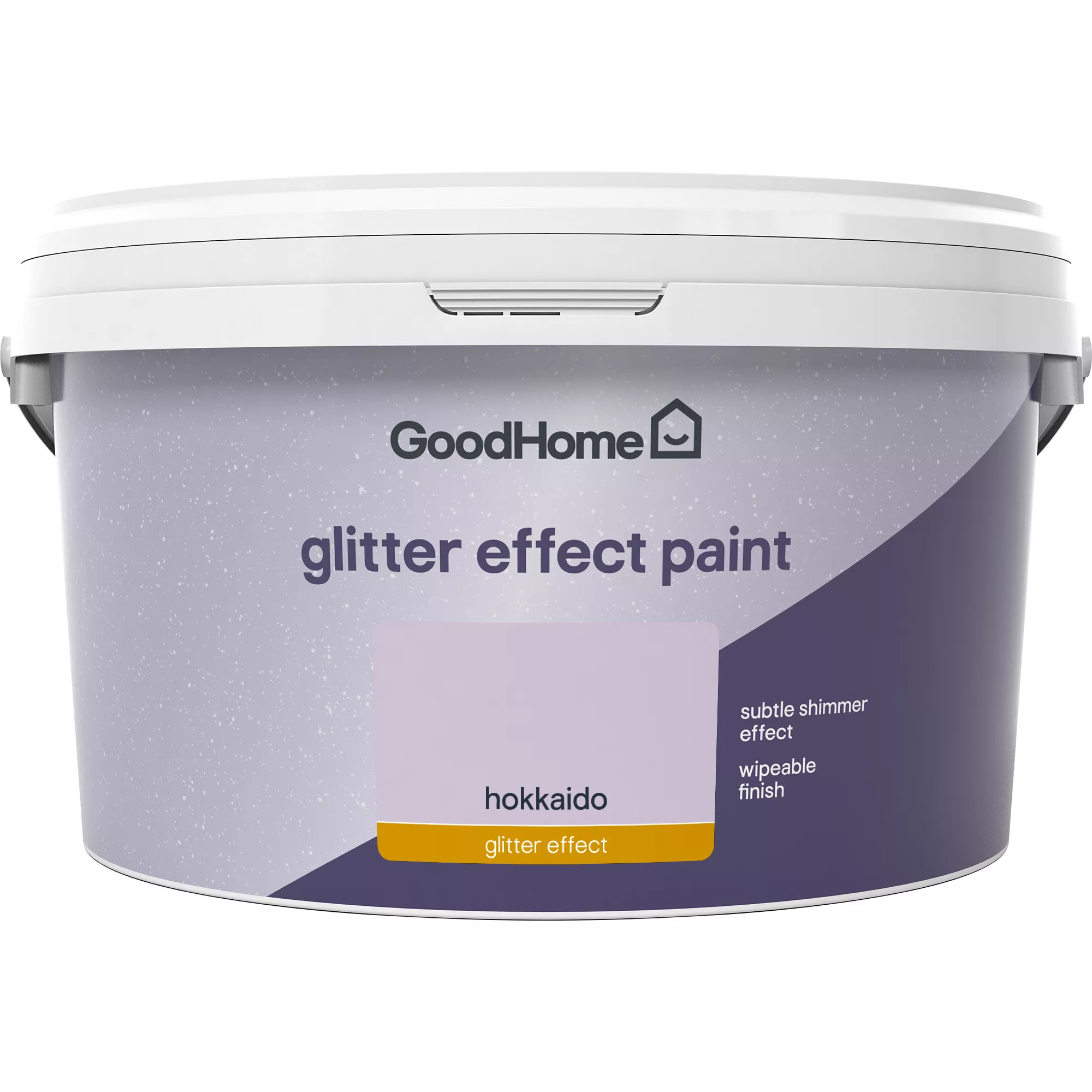 GoodHome Feature wall Hokkaido Glitter effect Emulsion paint, 2L GoodHome Feature Wall Hokkaido Glitter Effect Emulsion Paint, 2L -trade point store goodhome feature wall hokkaido glitter effect emulsion paint 2l3663602402527 02c